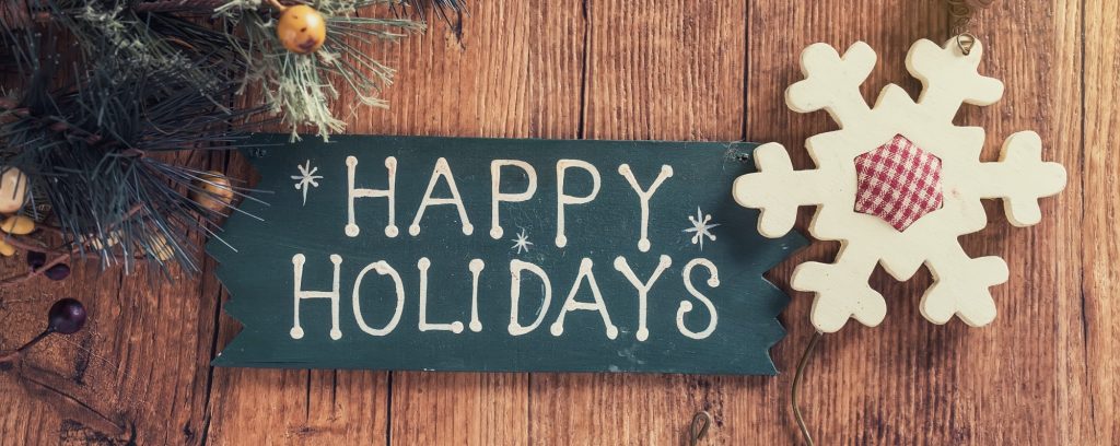 Happy holidays message 