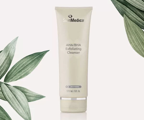 SkinMedica AHA/BHA Exfoliating Cleanser for night skin care