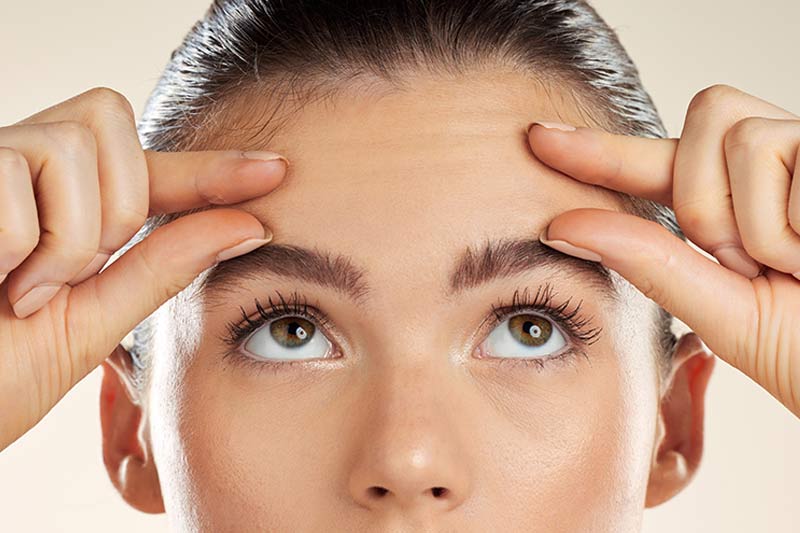 Forehead Botox
