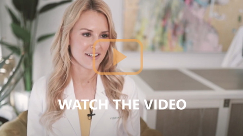 Kristina Cadwell explaining CoolSculpting