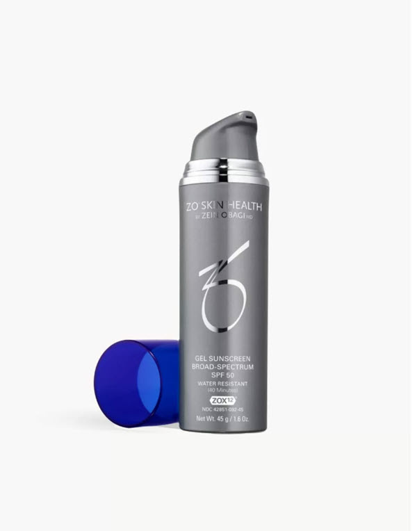 Zo Skin Health Gel Sunscreen.